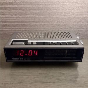 SCARCE RARE Telefunken EC 1000 Gray Clock Radio